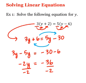 solving linear equations problems
